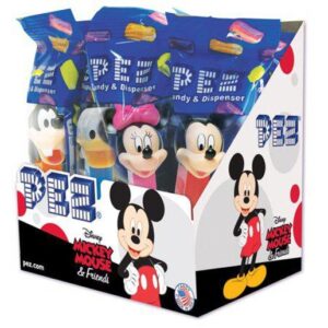 PEZ Disney Mickey and Friends Assortment Candy Dispenser 12ct